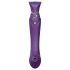 ZALO Queen - Vibrador G-spot e clitório com ondas de impulso (roxo)