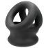 OXBALLS Tri-Squeeze - anel peniano (preto)