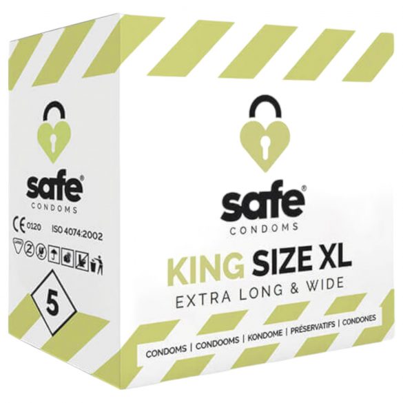 SAFE King Size XL - camisinha extragrande (5 unid.)