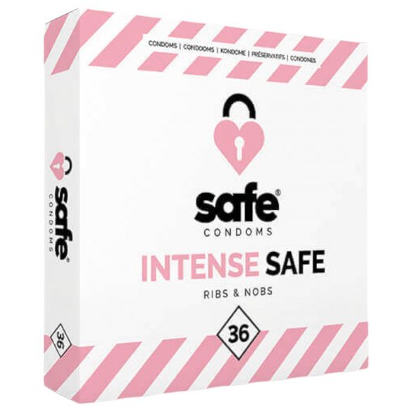 SAFE Intense Safe - Preservativos com texturas (36 unid.)