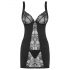 Obsessive Heartina - Camisola com Tanga (preta)