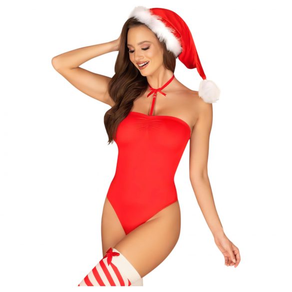 Obsessive Kissmas - Body com Alças (Vermelho)