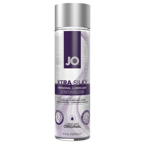 System JO Xtra Silky - Lubrificante de Silicone com Vitamina E (120ml)