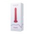 LOVENSE Gravity - vibrador com bateria e base, impulsos (vermelho)