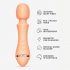 Vush Majesty 2 - vibrador massajador recarregável e à prova d'água (laranja)